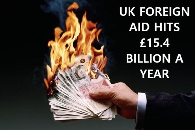 Government waste: UK foreign aid hits £15.4 billion a year